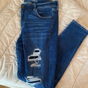 American Eagle Next Level Stretch Skinny Jeans Size 14 Long